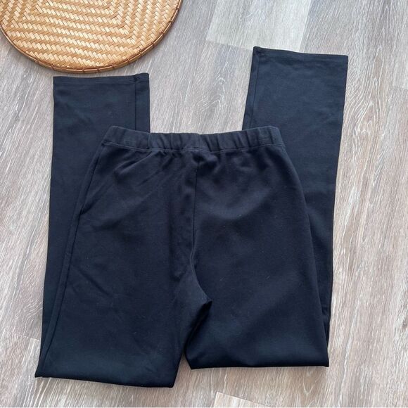 Aritzia sun-deh black stretchy straight leg pants - Picture 5 of 7